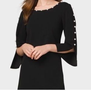 Pearl Trimmed black dress size 12 - Dress Barn